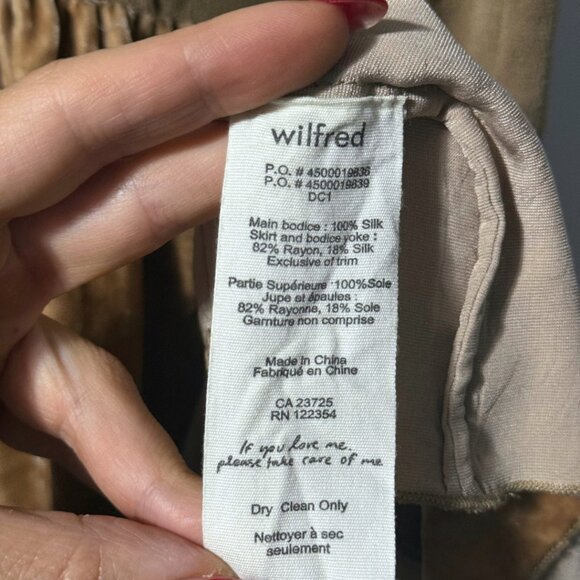 Vintage Aritzia Silk & Velvet Embroidered Dress – NWT – $245 Original - Picture 6 of 9